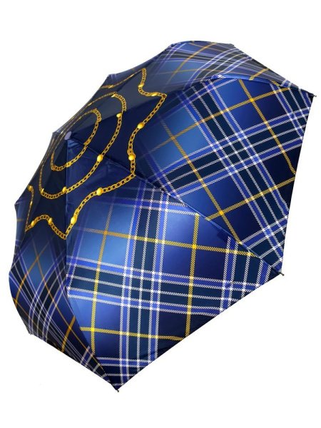 Зонт женский DINIYA арт.220 автомат 4 слож. 21"(54см)Х8К мини клетка