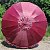 Зонт-пляжный DINIYA арт.8108 полуавт 59"(150см)Х16К серебро   (бордовый)