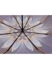 Зонт женский DINIYA арт.159 полуавт 23"(58см)Х8К листья/цветы 