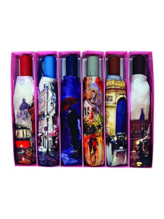 Зонт женский DINIYA арт.3007 автомат 23"(58см)Х9К города.