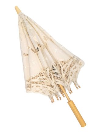 Зонт-трость женский от солнца механ. Z002 бежевый