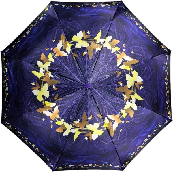 Зонт женский DINIYA арт.107 автомат 23"(58см)Х8К цветы