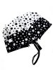 Зонт женский DINIYA арт.102  полуавт 23"(58см)Х9К горох.