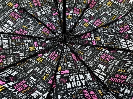 Зонт женский DINIYA арт.2752 (2264) полуавт 23"(58см)Х9К газета