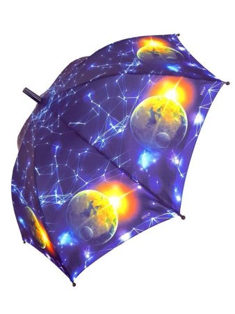 Зонт детский DINIYA арт.2613 полуавт 19"(48см)Х8К космос
