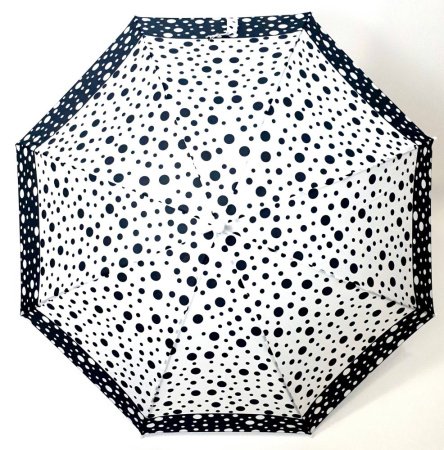 Зонт детский DINIYA арт.2630 (2227) полуавт 19"(48см)Х8К горох