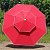 Зонт-пляжный DINIYA арт.8102 полуавт 47"(120см)Х8К двойной  (красный)