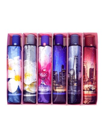 Зонт женский DINIYA арт.2731 автомат 23"(58см)Х10К 