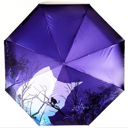 Зонт женский DINIYA арт.2234 автомат 23"(58см)Х8К кошки