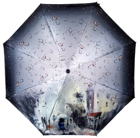 Зонт женский DINIYA арт.114 (2749) автомат 23"(58см)Х8К картина