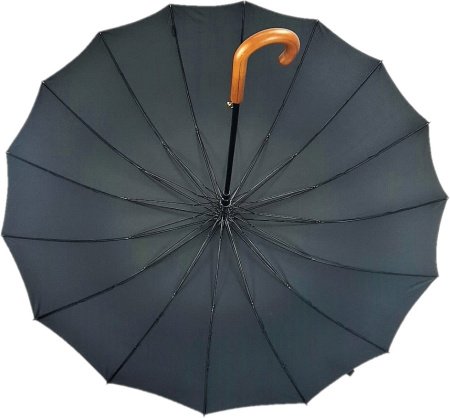 Зонт-трость мужской DINIYA арт.2299-1 (CH007) полуавт 27"(69см)Х16К семейный 