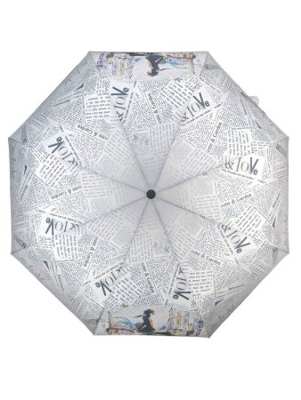 Зонт женский DINIYA арт.192 автомат 23"(58см)Х8К газета