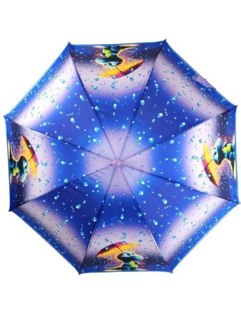 Зонт детский DINIYA арт.2631 полуавт 19"(48см)Х8К котенок