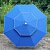 Зонт-пляжный DINIYA арт.8102 полуавт 47"(120см)Х8К двойной  (синий)