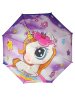 Зонт детский DINIYA арт.2628 полуавт 19"(48см)Х8К единорог.